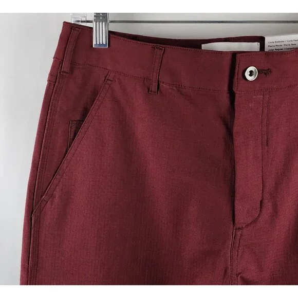 Nike Pants Men 30 Burgundy Red SB Ripstop Skateboarding Straight Fit (30x31) NWT